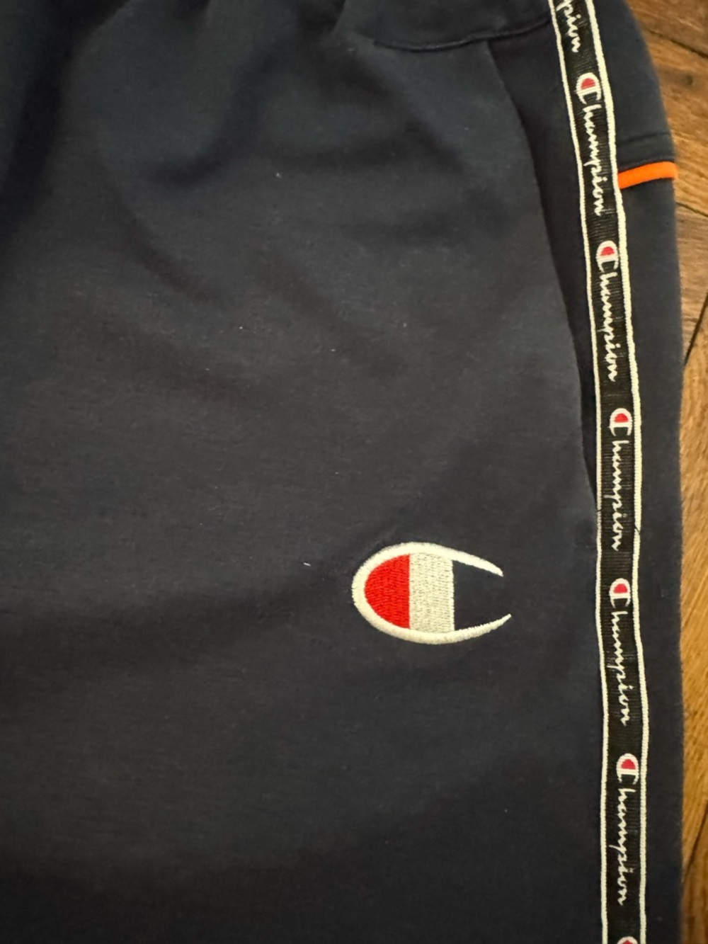 Champion NBL Navy Athletic Sweat Shorts with Cairns Taipans Patch - Picture 5 of 9
